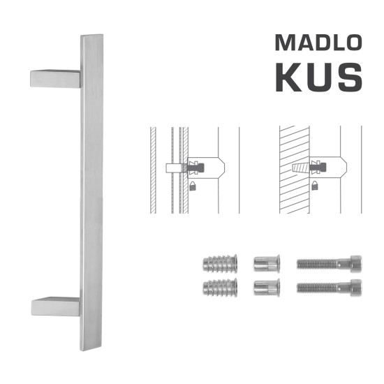 FT - MADLO kód K41Z 40x10 mm SP ks | BN - Broušená nerez