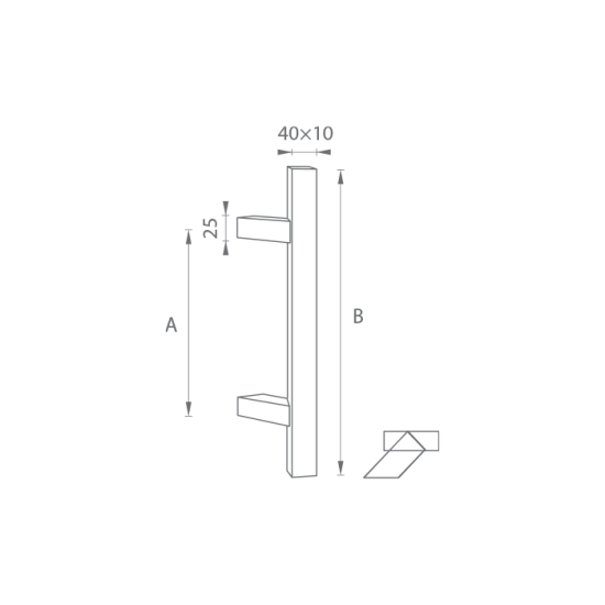 FT - MADLO kód K41Z 40x10 mm ST ks | BS - Černá matná