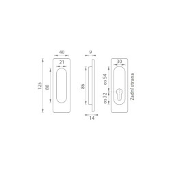 FT - Mušle hranatá PZ / D - 3663AZ | ANT - Antracit