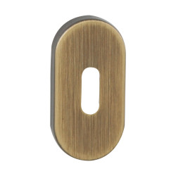 FT - Rozeta R - BB - 60 x 30 mm | OGS - Bronz česaný matný