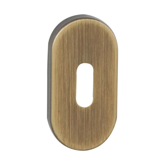 FT - Rozeta R - BB - 60 x 30 mm | OGS - Bronz česaný matný