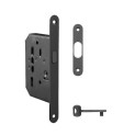 FT - Zámek na posuvné dveře 60/50 BB | BS - Černá matná FT - Zámek na posuvné dveře 60/50 BB | BS - Černá matná
