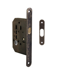 FT - Zámek na posuvné dveře 61/50 WC | OBA - Antik bronz FT - Zámek na posuvné dveře 61/50 WC | OBA - Antik bronz