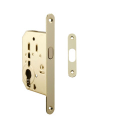 FT - Zámek na posuvné dveře 62/50 PZ | OLV - Mosaz leštěná lakovaná FT - Zámek na posuvné dveře 62/50 PZ | OLV - Mosaz leštěná lakovaná