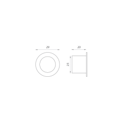FT - madélko do čela posuvných dveří kulaté MT - R | OC - Chrom lesklý FT - madélko do čela posuvných dveří kulaté MT - R | OC - Chrom lesklý