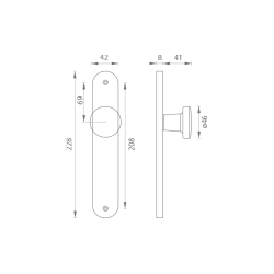 GI - Štít s koulí - S / 7071 | F9 - Nerez elox GI - Štít s koulí - S / 7071 | F9 - Nerez elox