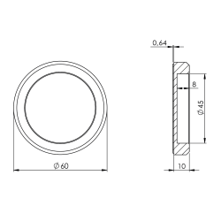 GK - MUŠLE CIRCLE | Broušená nerez (12)