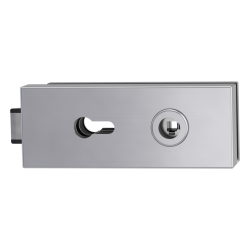 GK - PURISTO S - ZÁMEK na skleněné dveře - PZ | BN - Broušená nerez (71)