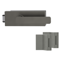 GK - PURISTO S - ZÁMEK na sklo s klikou MINIMAL MODERN - UV (vč. závěsů) | Kašmír šedá (27)