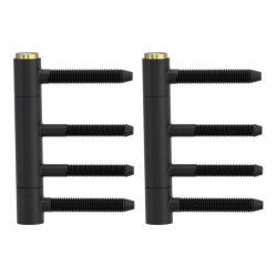 GK - Panty AXUM 9304 - dřevěný rám | Grafit černá mosaz (91)