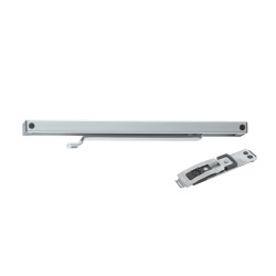 GZ - Kluzná lišta k TS 1500 G s aretací | S - Stříbrná