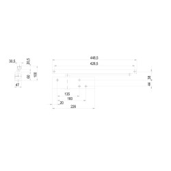 GZ - TS 1500 G Samozavírač s kluznou lištou | Bílá