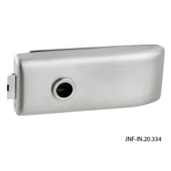 JNF - E Kování na skleněné dveře | BN - Broušená nerez