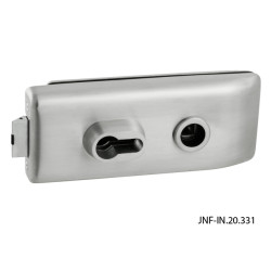 JNF - E Kování na skleněné dveře | BN - Broušená nerez