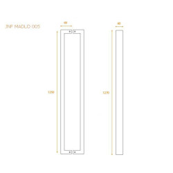 JNF - IN.07.005.D.1250 - MADLO | BN - Broušená nerez