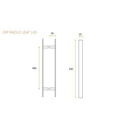 JNF - IN.07.143.D - MADLO | BN - Broušená nerez JNF - IN.07.143.D - MADLO | BN - Broušená nerez