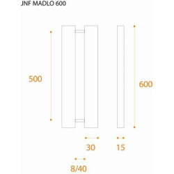 JNF - IN.07.201.600 - MADLO | BN - Broušená nerez JNF - IN.07.201.600 - MADLO | BN - Broušená nerez