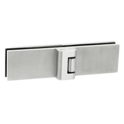 JNF - IN.27.001 Horizontální pant na skleněné tabule (sklo-sklo) | BN - Broušená nerez