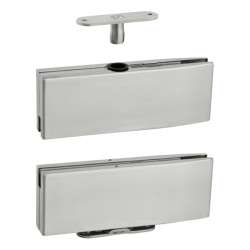 JNF - IN.81.200 Pružinový pivotový samouzavírací set s aretací | BN - Broušená nerez