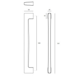 JNF - MADLO IN.07.002.D pár | BN - Broušená nerez JNF - MADLO IN.07.002.D pár | BN - Broušená nerez