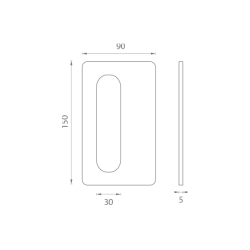 JNF - Mušle na sklo IN. 16.564.A | BN - Broušená nerez