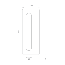 JNF - Mušle na sklo IN. 16.565.A | BN - Broušená nerez