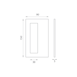 JNF - Mušle na sklo IN.16.560.A | BN - Broušená nerez