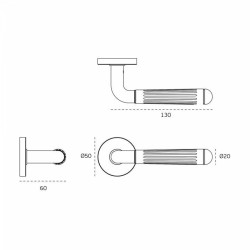 JNF - PARIS - R | BN - Broušená nerez JNF - PARIS - R | BN - Broušená nerez