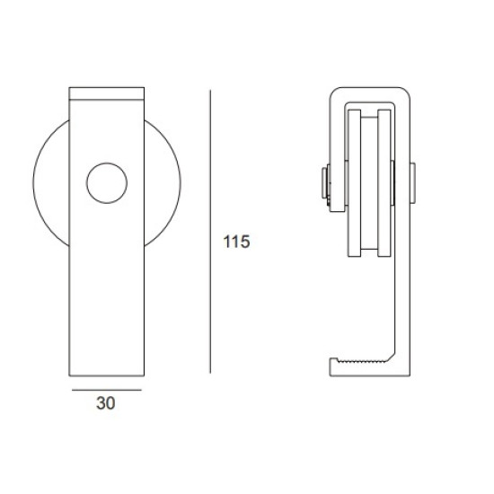 JNF - PS CHARRIOT 1700 SYSTÉM NA DŘEVO IN.15.901.I | INOX