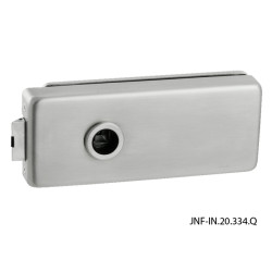 JNF - Q Kování na skleněné dveře | BN - Broušená nerez