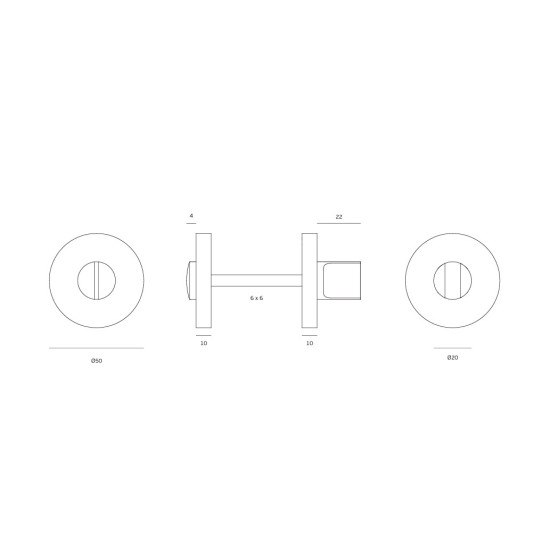 JNF - ROZETA WC IN.04.236 - R | BN - Broušená nerez