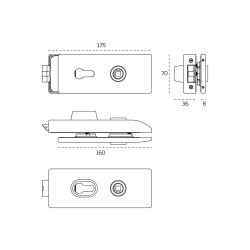 JNF - SET NA SKLO IN.20.331 PZ | BN - Broušená nerez