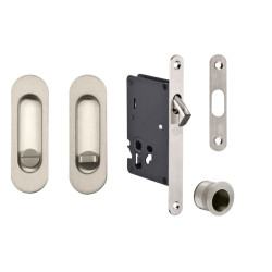 JNF - Set na posuvné dveře - WC - R | BN - Broušená nerez