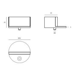 JNF - Zarážka dveří IN.13.004 | BN - Broušená nerez JNF - Zarážka dveří IN.13.004 | BN - Broušená nerez