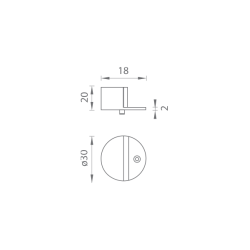 JNF - Zarážka dveří SIMPULL PUSH RR.13.005 | BN - Broušená nerez JNF - Zarážka dveří SIMPULL PUSH RR.13.005 | BN - Broušená nerez