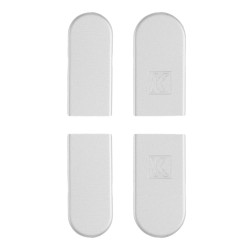 KZ - SADA KRYTEK pro závěs KUBICA 2460 4 ks | CP - Chrom perla