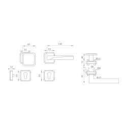 MI - QB SECUR / ARTE - HR | ONS - Nikl broušený MI - QB SECUR / ARTE - HR | ONS - Nikl broušený