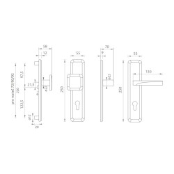 MI - QB SECUR / ARTE | OCS - Chrom broušený MI - QB SECUR / ARTE | OCS - Chrom broušený