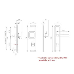 MI - QB SECUR / ARTE PLUS | OC - Chrom lesklý MI - QB SECUR / ARTE PLUS | OC - Chrom lesklý