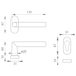 MP - FAVORIT - UOR | BN - Broušená nerez MP - FAVORIT - UOR | BN - Broušená nerez