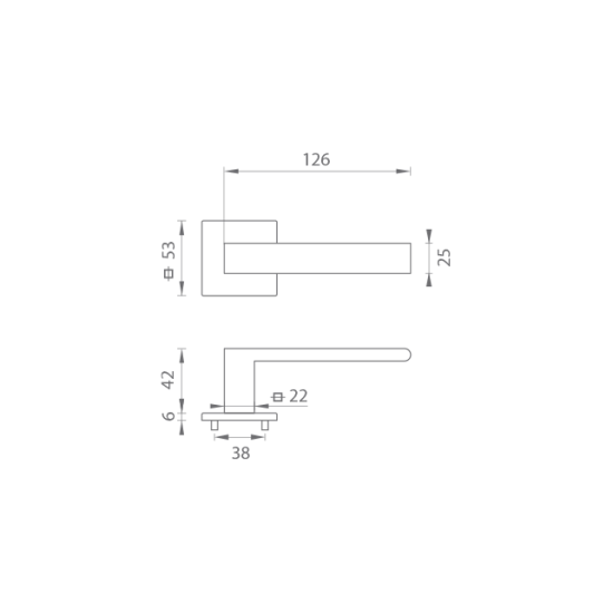 MP - HIT - HR SQ6 | CUM - Měď matná MP - HIT - HR SQ6 | CUM - Měď matná