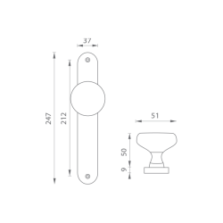 MP - KOULE ELEGANT | OBA - Antik bronz MP - KOULE ELEGANT | OBA - Antik bronz