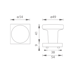 MP - KOULE PEVNÁ - HR | BN - Broušená nerez