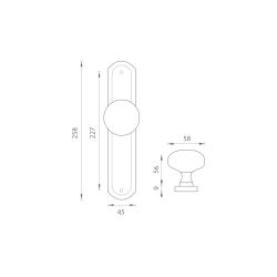 MP - KOULE ROMEO A JULIA | OBA - Antik bronz MP - KOULE ROMEO A JULIA | OBA - Antik bronz