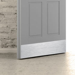 MP - Okopový plech na dveře | F1 - Stříbrný elox