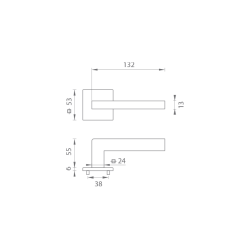 MP - PRIMA - HR SQ6 | OC - Chrom lesklý MP - PRIMA - HR SQ6 | OC - Chrom lesklý