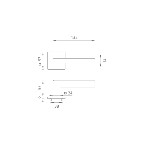 MP - PRIMA - HR SQ6 OCS - Chrom broušený