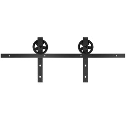 MP - Posuvný systém VINTAGE 1 s kolejnicí 2m | BS - Černá matná