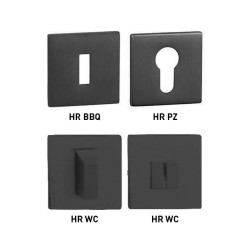 MP - ROZETA - HR SQ6 | BS - Černá matná MP - ROZETA - HR SQ6 | BS - Černá matná