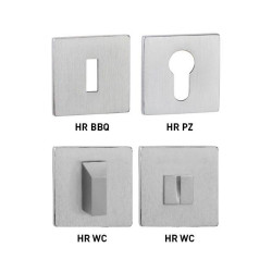 MP - ROZETA - HR SQ6 | OCS - Chrom broušený MP - ROZETA - HR SQ6 | OCS - Chrom broušený